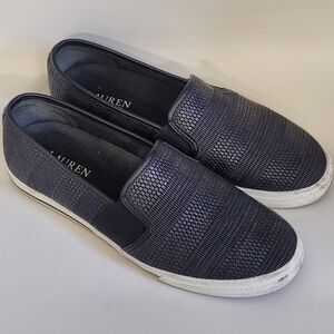 Women's Black Slip-On Shoes